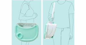 LittleONE Pappo 3in1 átalakítható fix etetőszék -kék