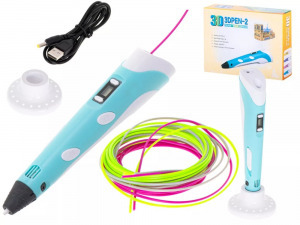 3D nyomtató toll + 30 db x 3 méter 3d filament