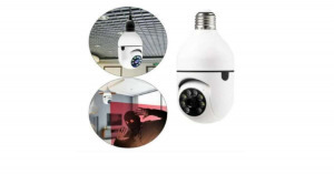 Forgatható Smart Wifi IP kamera, E27 foglalattal