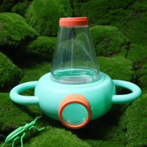 Kézi rovar nagyító - 5X dupla nézetű tiszta megtekintő doboz