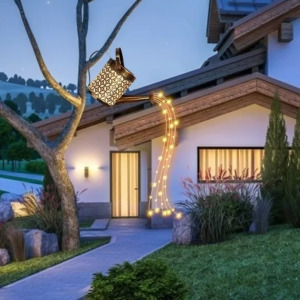 LED fénydekoráció virág mintás