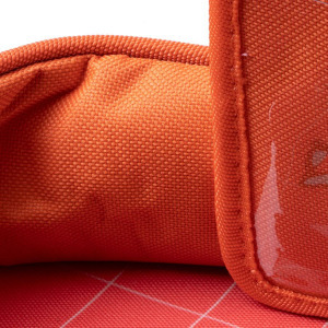 Gyerekülés asztal autóba, babakocsihoz, etetőszékhez - narancssárga, oroszlános