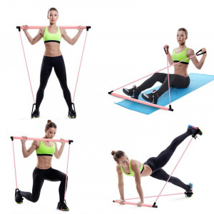 Pilates edzőrúd lila