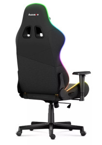 Gamer szék mesh RGB LED fekete