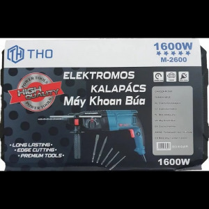 Elektromos fúrókalapács 1600 W
