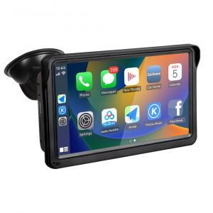 Hordozható 7" autós kijelző, Android auto, carplay vezetéknélkül