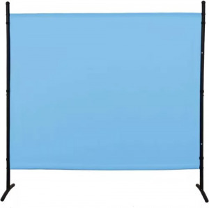 Szobaelválasztó - Beltéri és kültéri használatra,180 x 183 cm (kék)