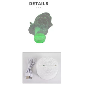 3D LED Karácsonyi ablakdísz, mikulásos ünnepi fény, 7szín, USB, 19cm magas