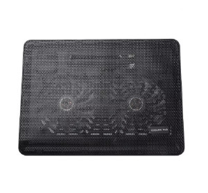 Dupla ventilátoros laptop hűtő, N139, 23mm vékony, 14-17