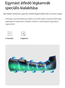 Beoka ACM-A1 kompressziós csizma bluetooth funkcióval