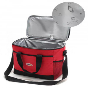 Thermo uzsonnás táska, ételhordó, piros - 16 liter