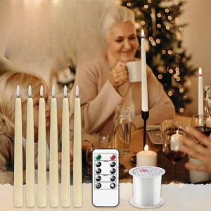 LED gyertya szett (6 db), távirányítóval