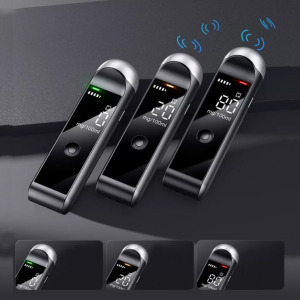 Digitális alkoholszonda, LCD kijelzővel, 0.00~400mg/100mL, fekete