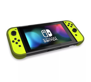 Nintendo Switch, védőtok, TPU szilikon burkolat, szürke