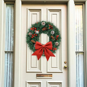 Karácsonyi ajtódísz, 60 cm