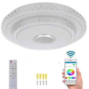 Smart Lamp - Intelligens RGBW mennyezeti lámpa Bluetooth hangszóróval