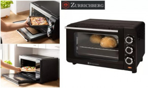 Zürrichberg ZBP7646 1.200W 14L fekete elektromos sütő