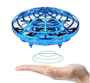 UFO játék, ügyességi játék, lebegő játék - kék