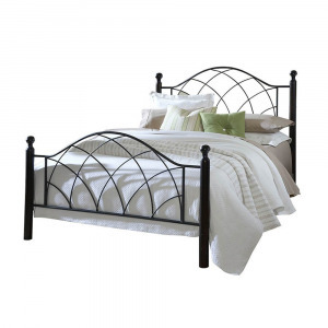 Lotti fém ágykeret 160x200, fekete