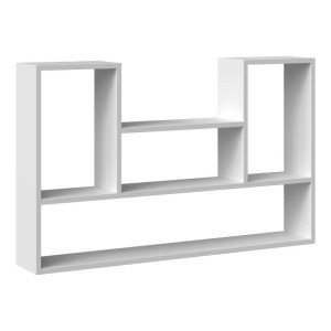 Drohmo Bilbao 4P függőpolc, 100x60x16 cm, matt fehér