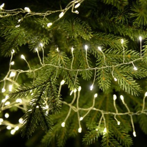 Dekortrend Tündérfény girland, ezüst kábel, 700 led, hideg fehér