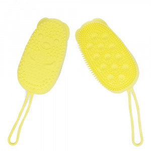 Szappanhabosító szilikonszivacs - sárga