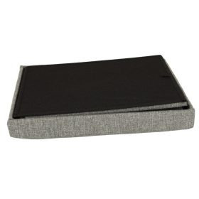 Összecsukható tárolós puff - szürke, 38x38x38 cm