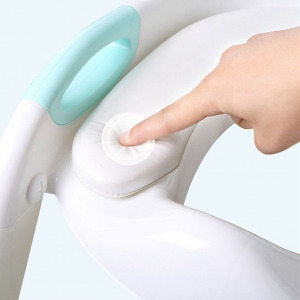 WC szűkítő létrával - kék