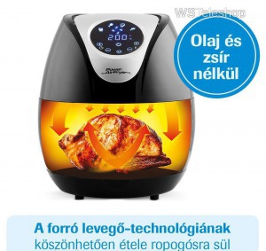 Power AirFryer XL multifunkciós sütő 2,3 l űrtartalommal