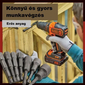 Mágneses csőkulcs bit készlet