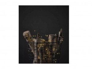 Kültéri nano fényfüzér (75 LED7,5 méter) időzítővel - meleg fehér