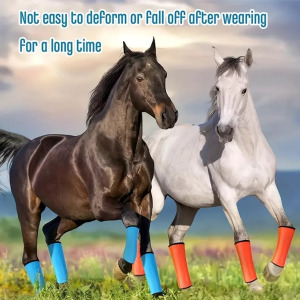 4db Horses Fly Boots szett, légáteresztő műanyag ló lábszárvédő szürke