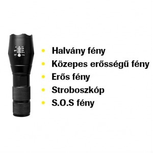 Tac Light robusztus és ultraerős LED-es zseblámpa 1+1 akció (WS Teleshop)