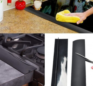 Szilikon védőszegély, fekete