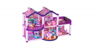 Villa ház, pónikkal és kiegészítőkkel