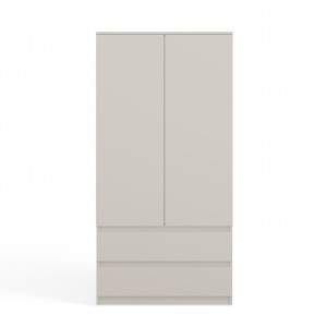 Kashar SS-90 gardróbszekrény, 90x180x50 cm, kasmír