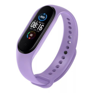 Okos Egészség karkötő M8, smart aktivitásmérő, sétához és sporthoz, lila