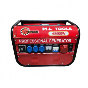 M.L TOOLS H8500W alacsony fogyasztású áramfejlesztő, benzinmotoros generátor 8500W