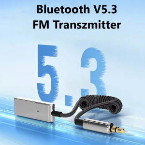 Bluetooth transzemitter, Bluetooth v5.3-ról 3.5mm jackre, szürke