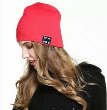 Piros bluetooth sapka