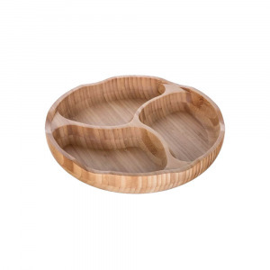 Osztott tál Brillante Bamboo 24 x 4 cm 27051005