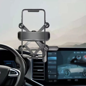 Autós mobiltelefon tartó, 360°-ban forgatható, kijelzőre, napellenzőre