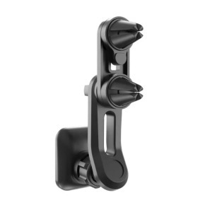 Autós mágneses telefontartó szellőzőrácsra, vízszintes/függőleges mozgás