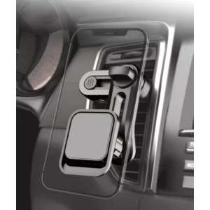 Autós mágneses telefontartó szellőzőrácsra, vízszintes/függőleges mozgás