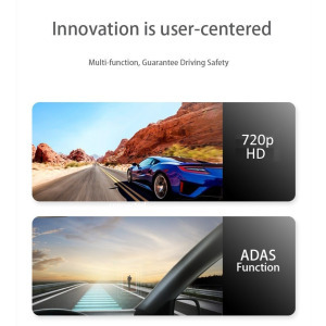 Motoros/Kerékpáros menetrögzítő kamera, IP67, 720p HD, éjszakai mód, fekete