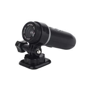 Motoros/Kerékpáros menetrögzítő kamera, IP67, 960p HD, éjszakai mód, fekete