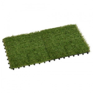 10 db műfű csempe, műfűlap, műgyeptégla 31x31cm (1 m2)