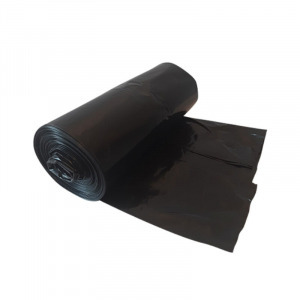 Fekete extra erős 110 literes szemeteszsák csomag, 10 db, 60x100cm