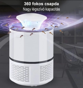 Elektromos rovarcsapda, szúnyogirtó lámpa fehér