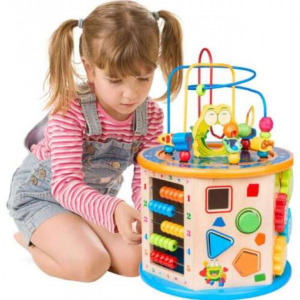 LittleONE óriás fa 8in1 készségfejlesztő kocka